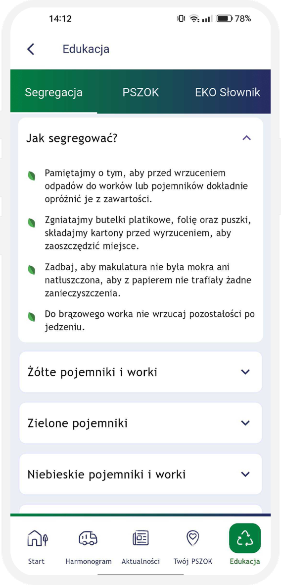 PSZOK — collection points